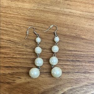 Elegant Pearl Drop Earrings